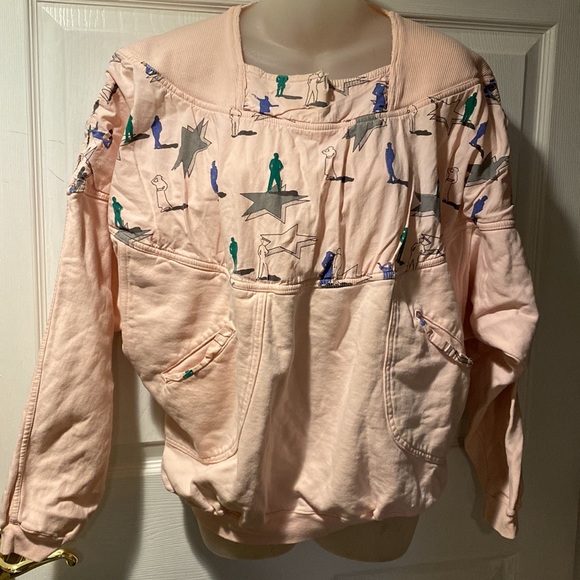 Vintage Tops - 80’s Ton Sur Ton Vintage 1980’s BIG sweatshirt unisex medium 100% cotton dolman